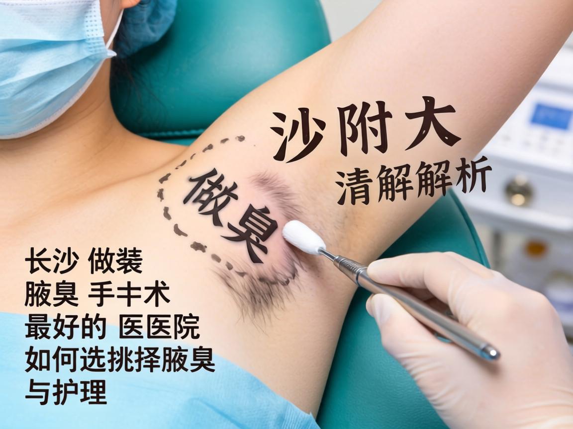 长沙附大解析，长沙做腋臭手术最好的医院如何选择与护理