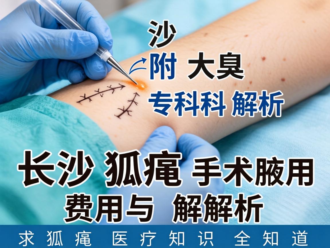 长沙附大腋臭专科解析，长沙狐臭手术费用与狐臭医疗知识全知道