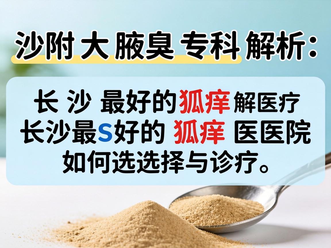 长沙附大腋臭专科解析，长沙最好的狐臭医院如何选择与诊疗