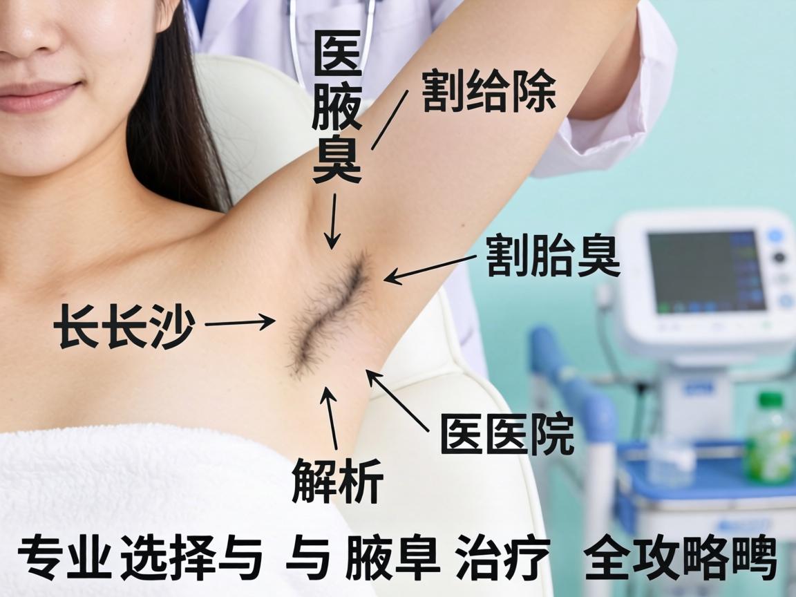 长沙割除腋臭医院解析，专业选择与腋臭治疗全攻略