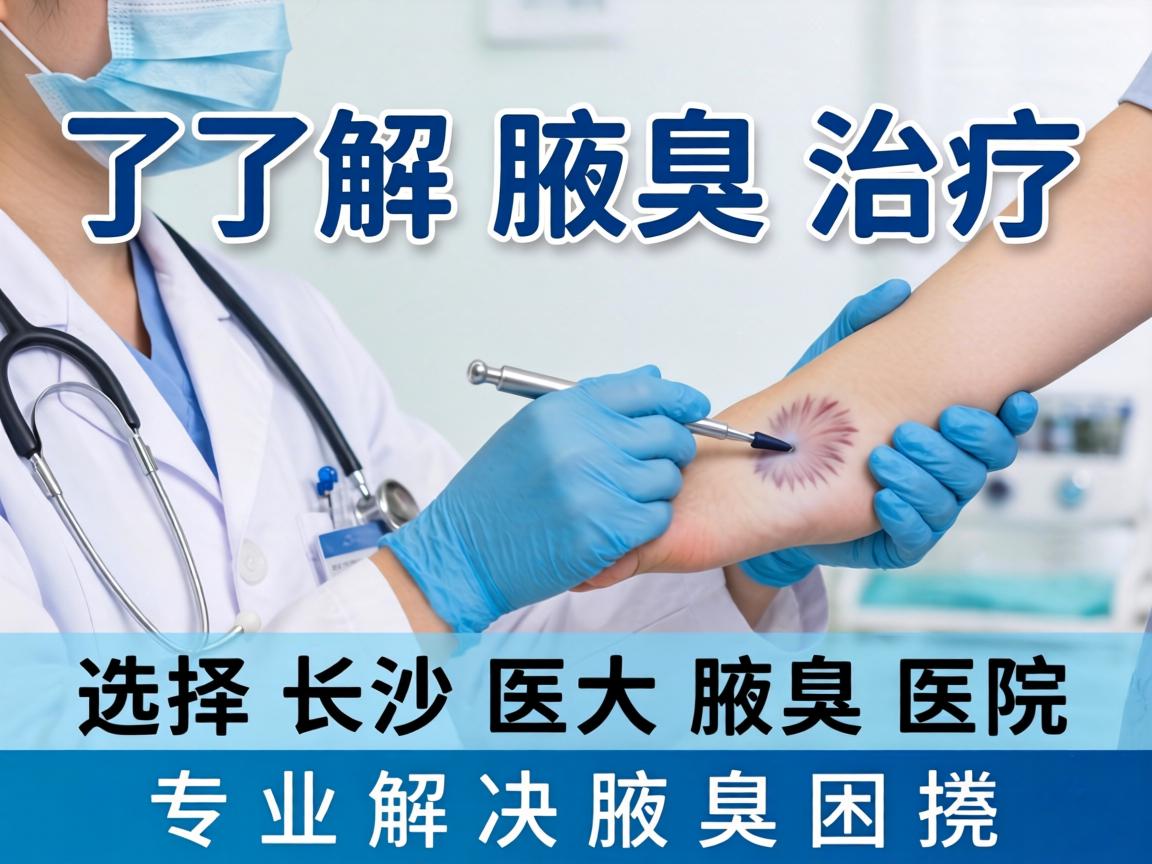 了解腋臭治疗，选择长沙医大腋臭医院，专业解决腋臭困扰