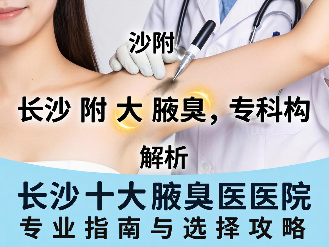 长沙附大腋臭专科解析，长沙十大腋臭医院专业指南与选择攻略