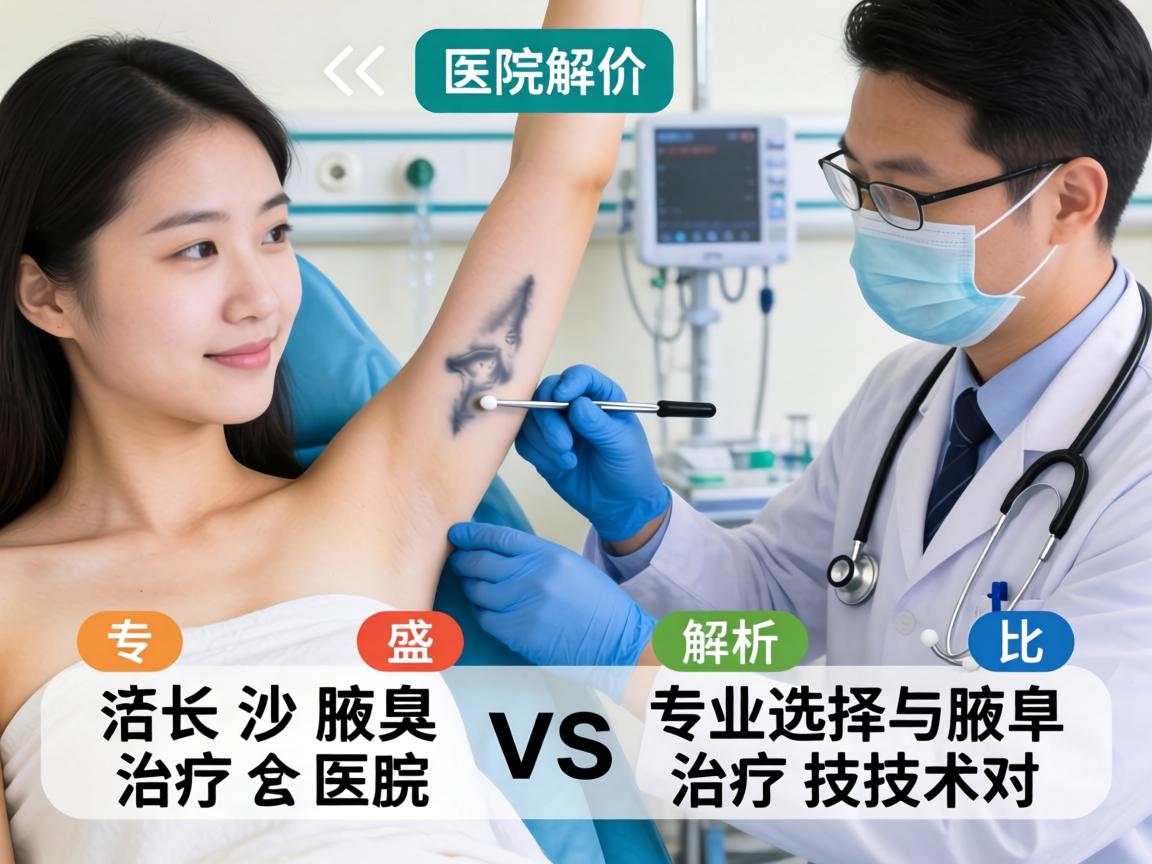 长沙腋臭治疗医院解析，专业选择与腋臭治疗技术对比