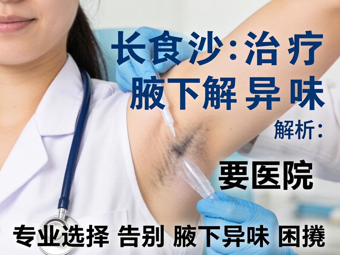长沙治疗腋下异味医院解析，专业选择告别腋下异味困扰