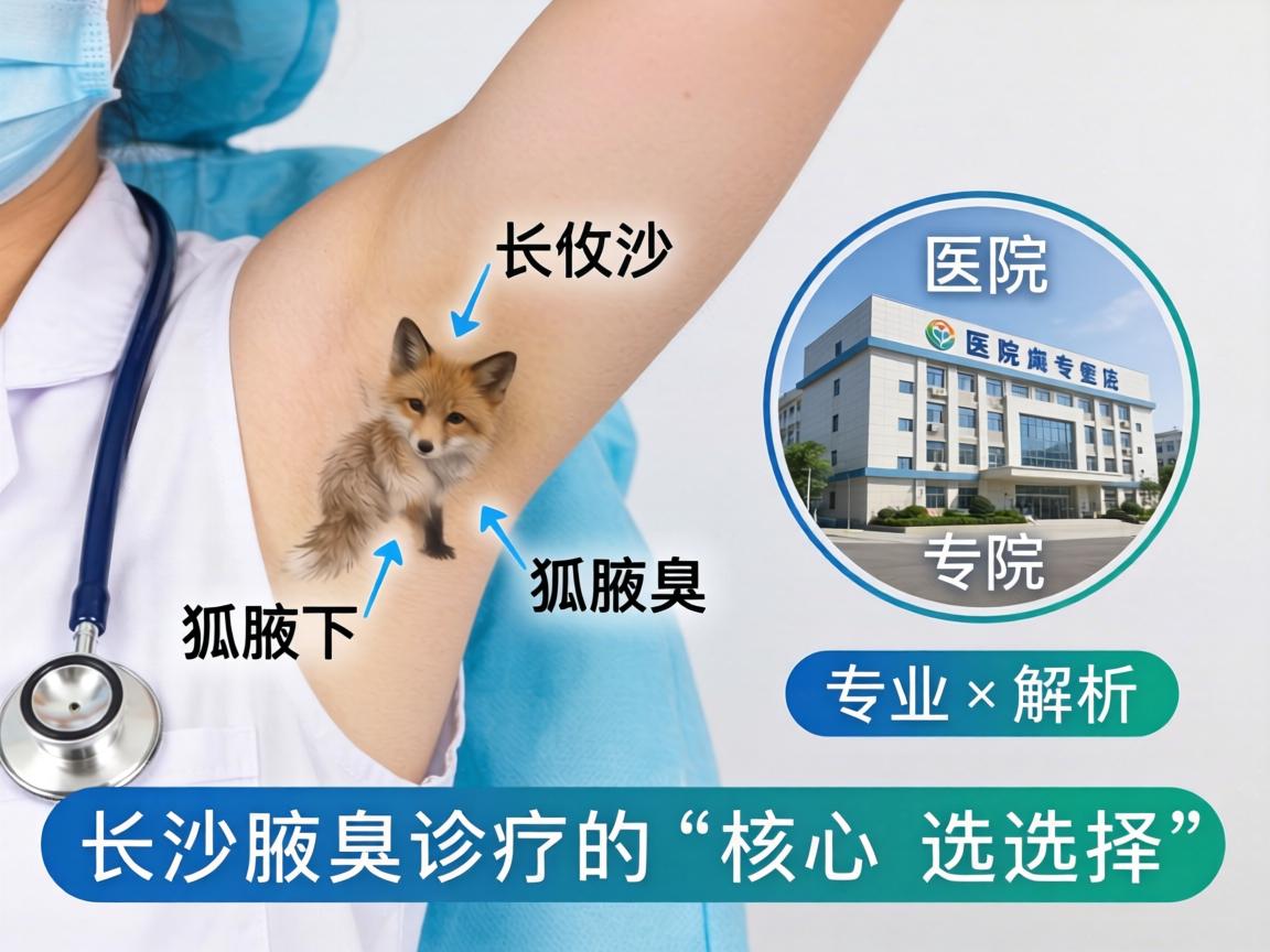 长沙腋下狐臭医院专业解析，长沙腋臭诊疗的核心选择