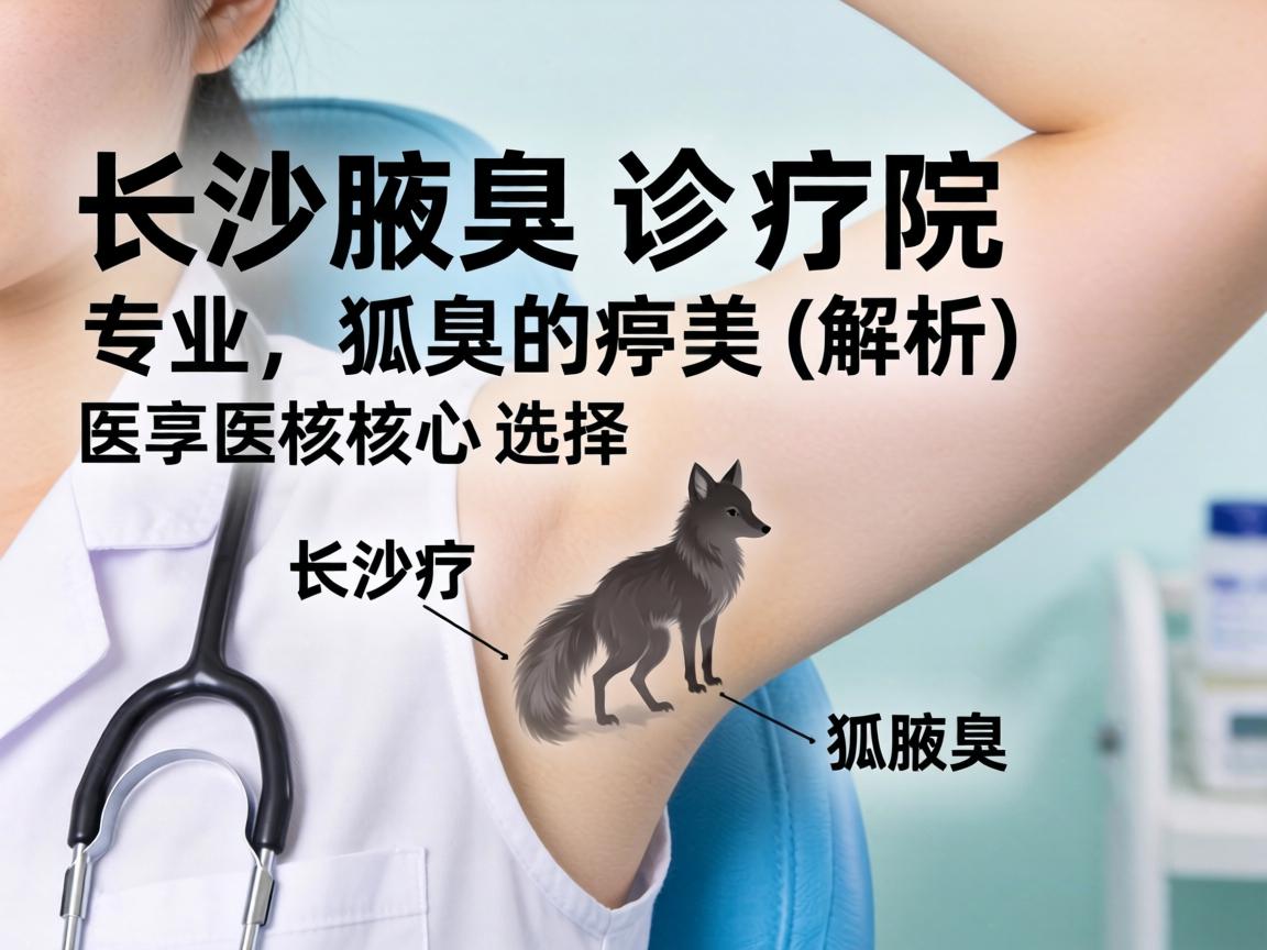 长沙腋下狐臭医院专业解析，长沙腋臭诊疗的核心选择