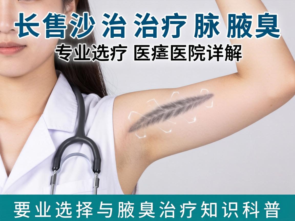 长沙治疗腋臭医院详解，专业选择与腋臭治疗知识科普