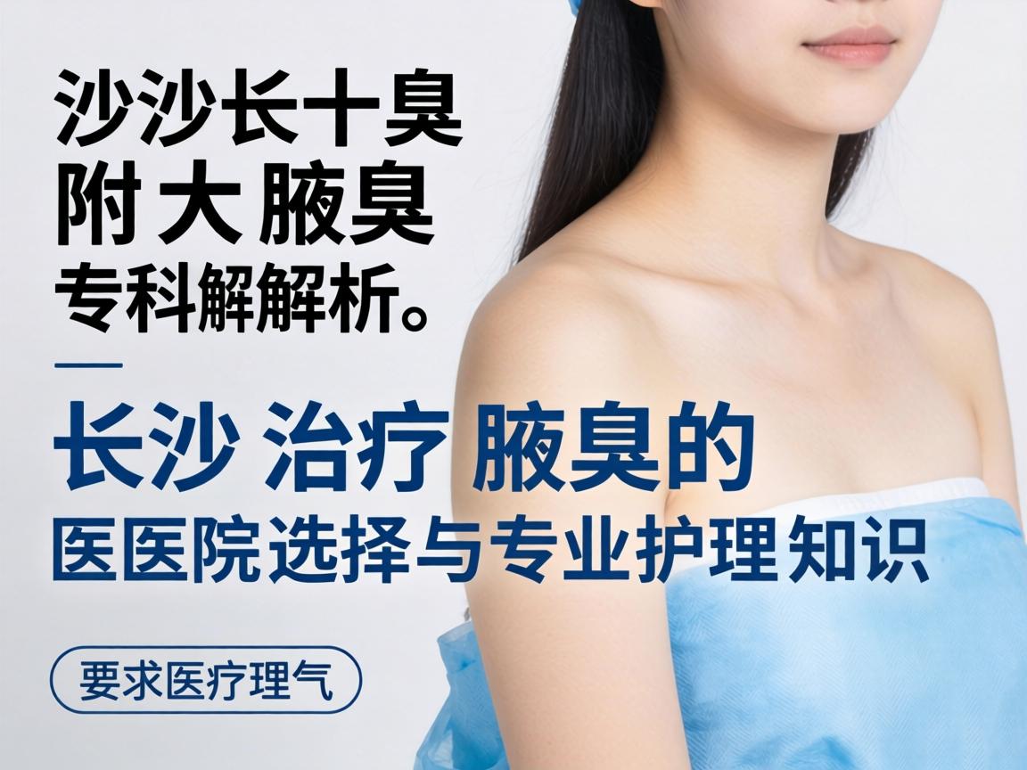 长沙附大腋臭专科解析，长沙治疗腋臭的医院选择与专业护理知识