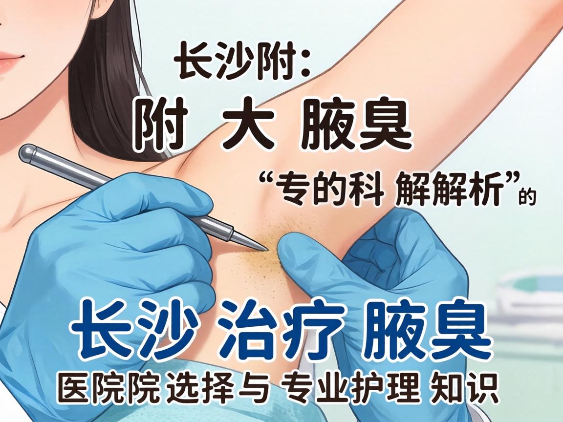 长沙附大腋臭专科解析，长沙治疗腋臭的医院选择与专业护理知识