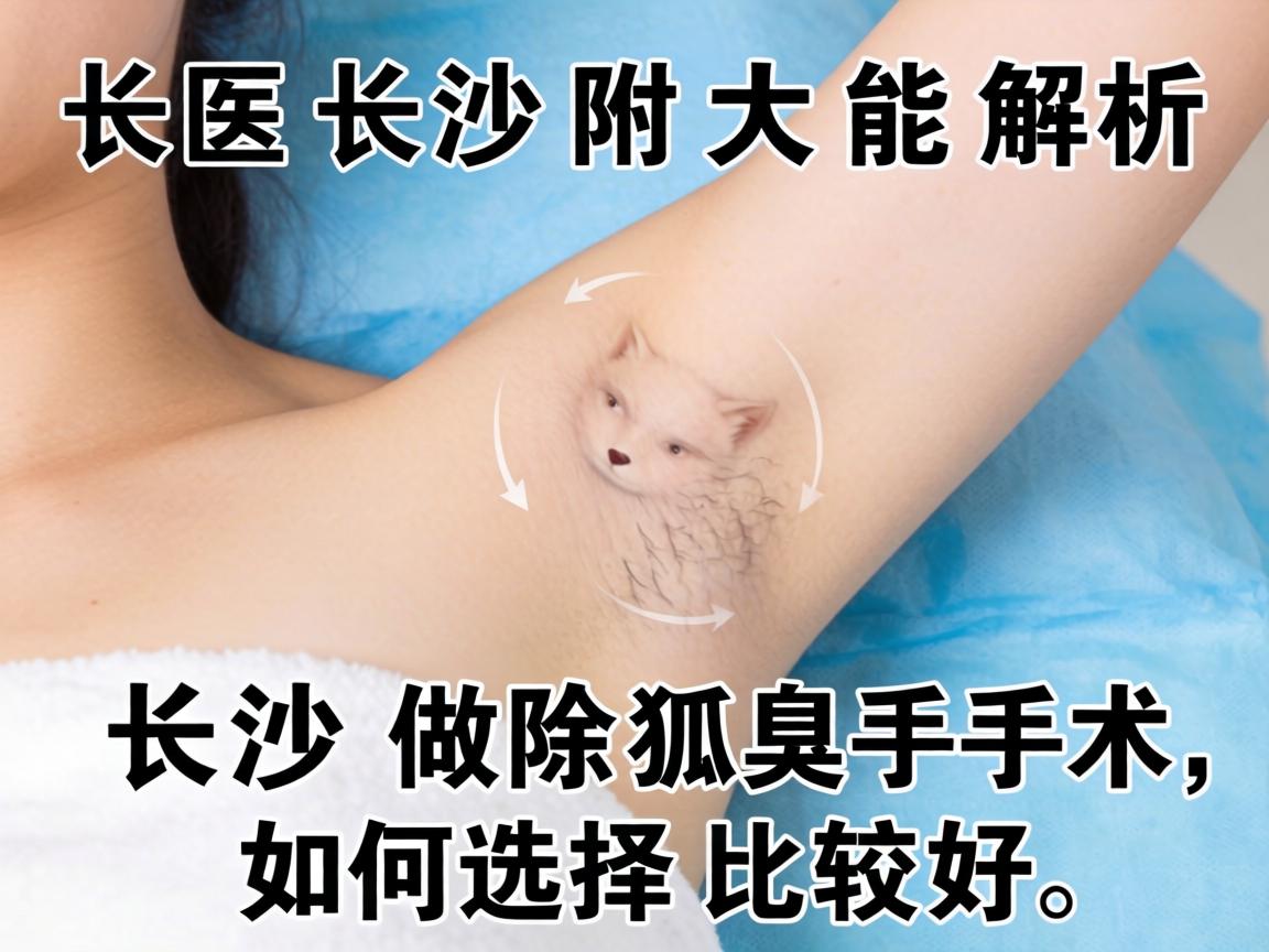长沙附大解析，在长沙做除狐臭手术，如何选择比较好