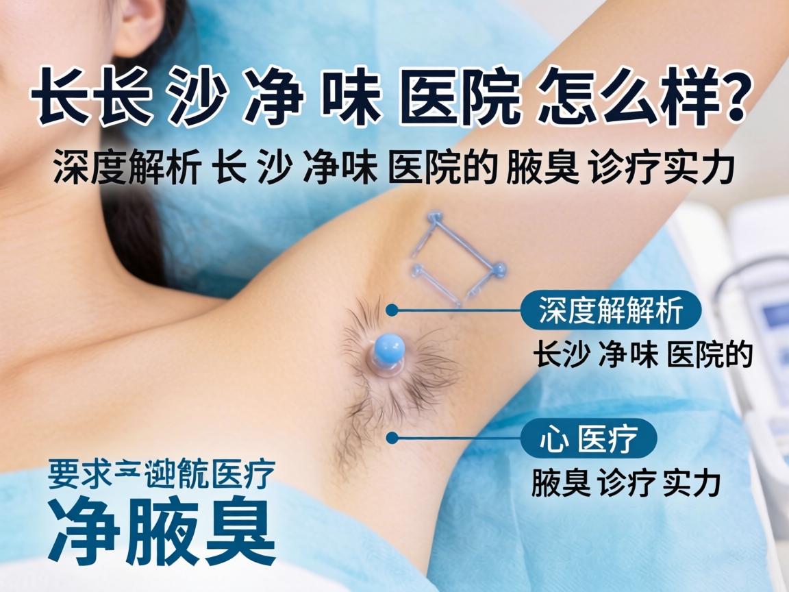 长沙净味医院怎么样？深度解析长沙净味医院的腋臭诊疗实力