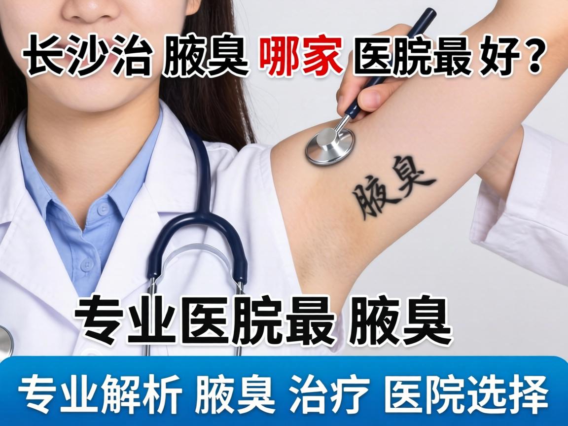 长沙治腋臭哪家医院最好？专业解析腋臭治疗医院选择