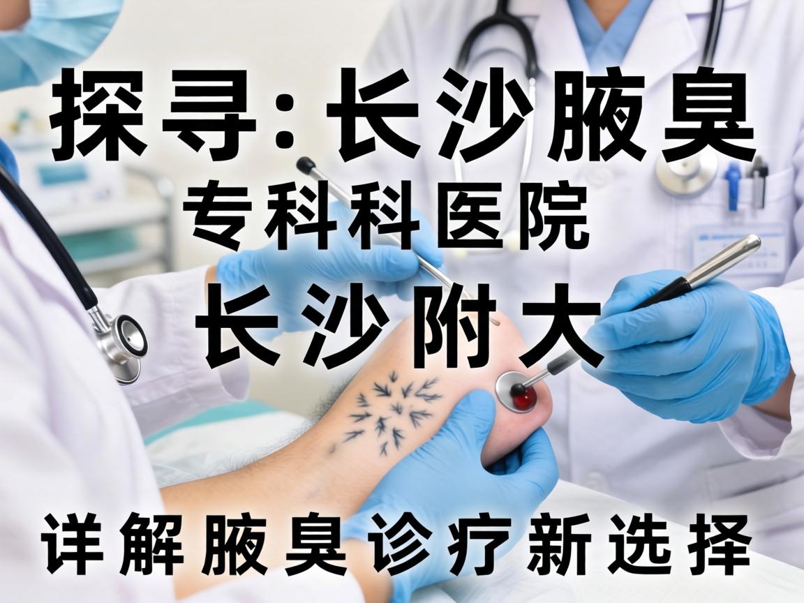 探寻长沙腋臭专科医院，长沙附大详解腋臭诊疗新选择