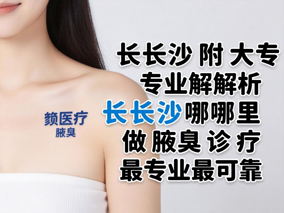 长沙附大专业解析，在长沙哪里做腋臭诊疗最专业最可靠