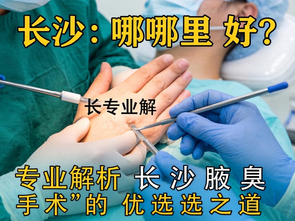 长沙腋臭手术哪里好？专业解析长沙腋臭手术的优选之道
