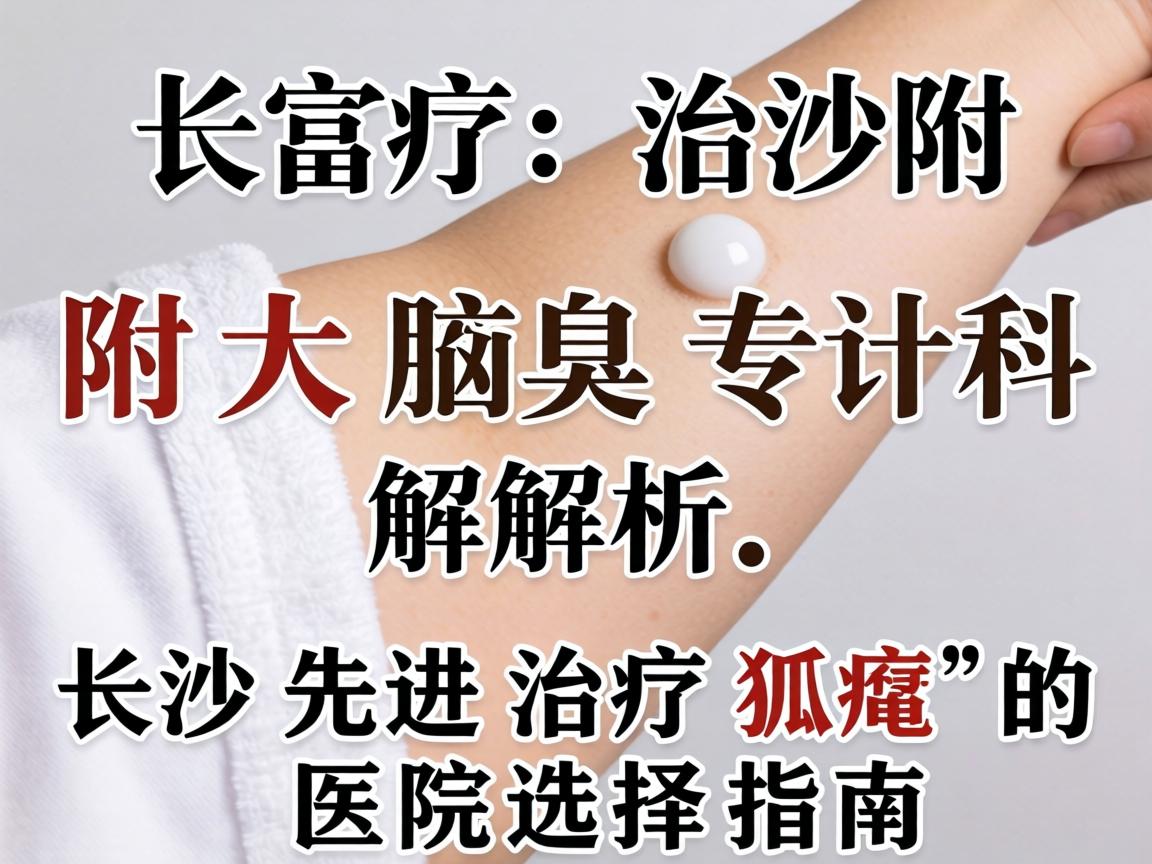长沙附大腋臭专科解析，长沙先进治疗狐臭的医院选择指南
