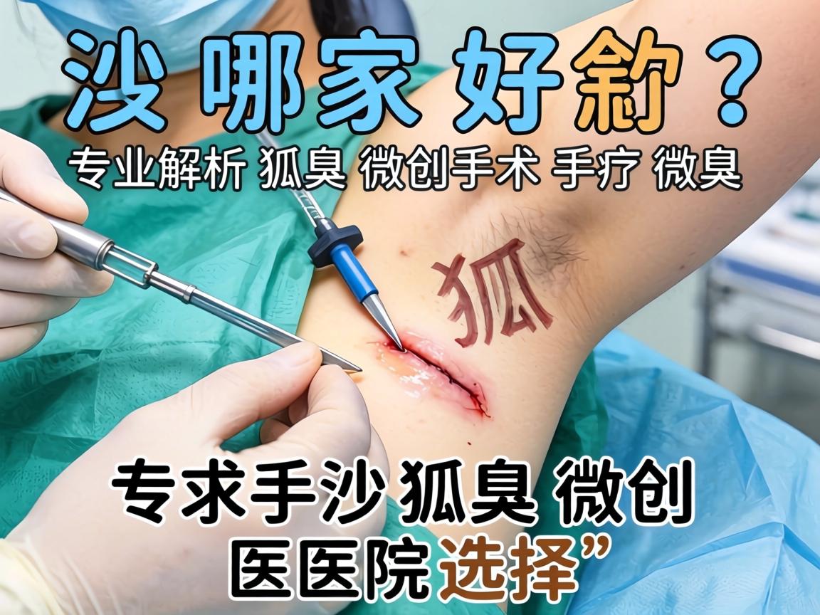 长沙狐臭微创手术哪家好？专业解析狐臭微创手术医院选择
