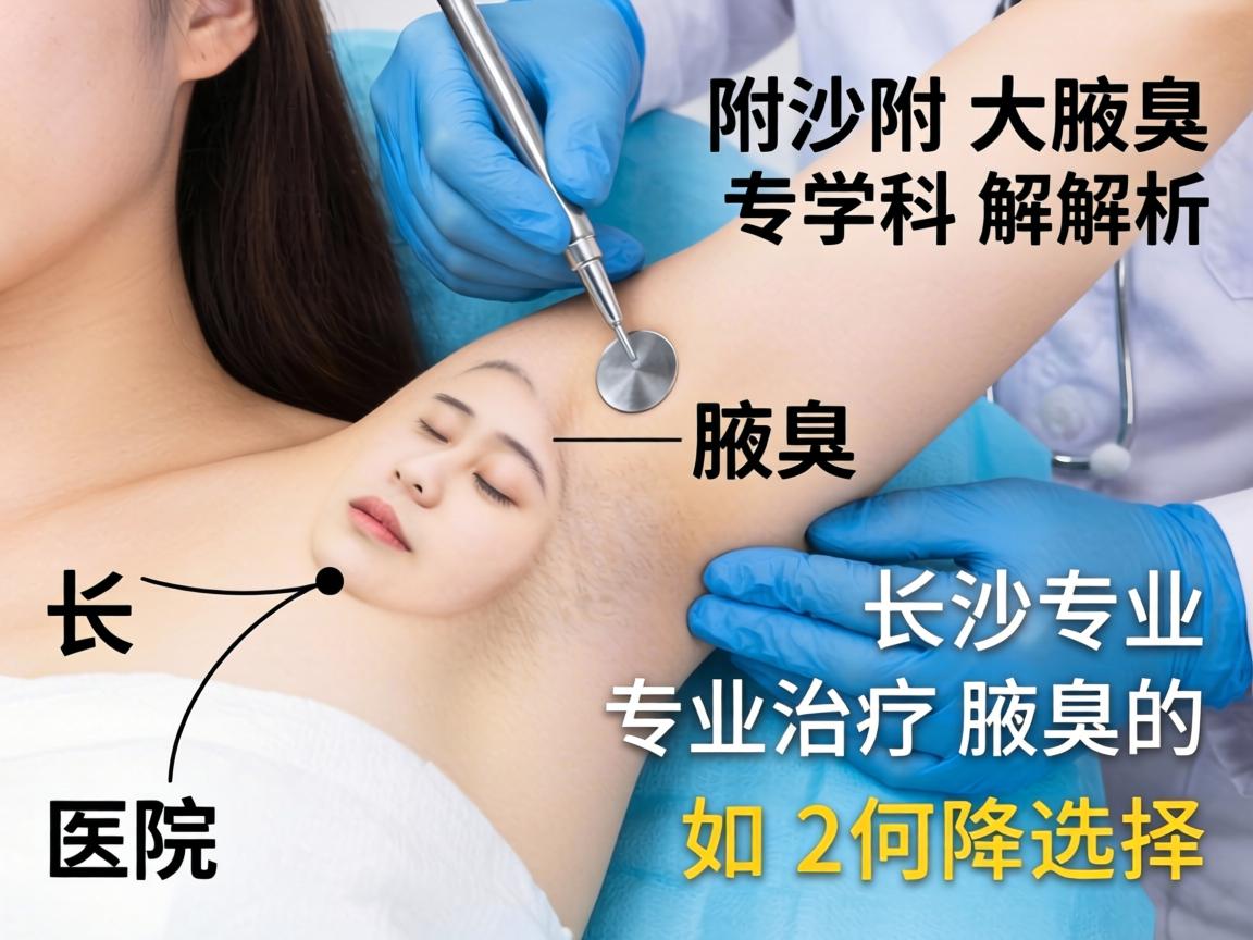 长沙附大腋臭专科解析，长沙专业治疗腋臭的医院如何选择