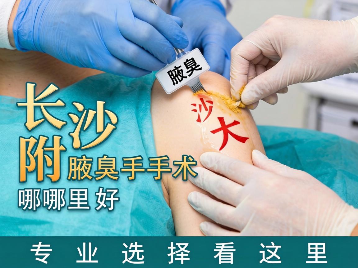 长沙附大解析，长沙腋臭手术哪里好，专业选择看这里