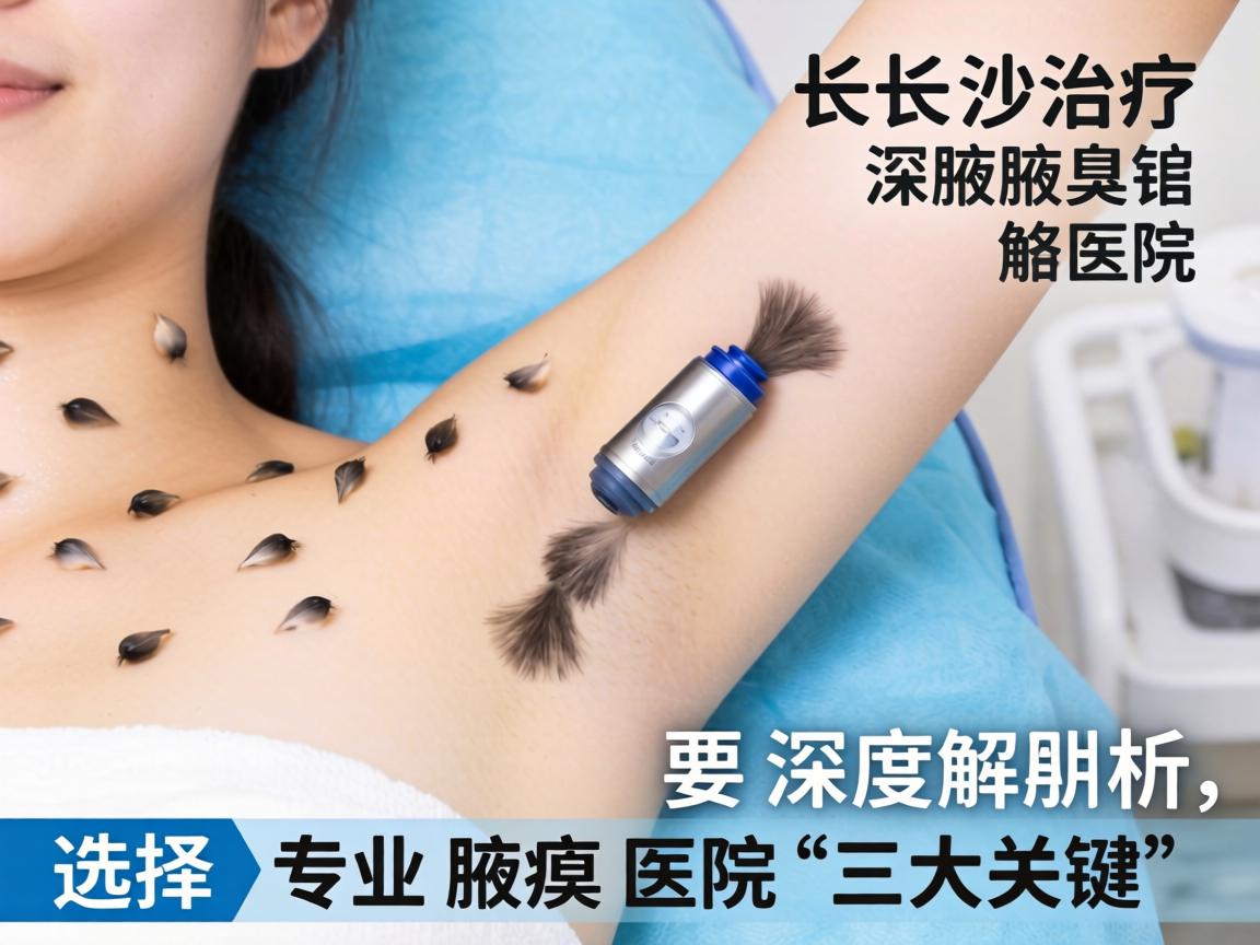 长沙治疗腋臭医院深度解析，选择专业腋臭医院的三大关键