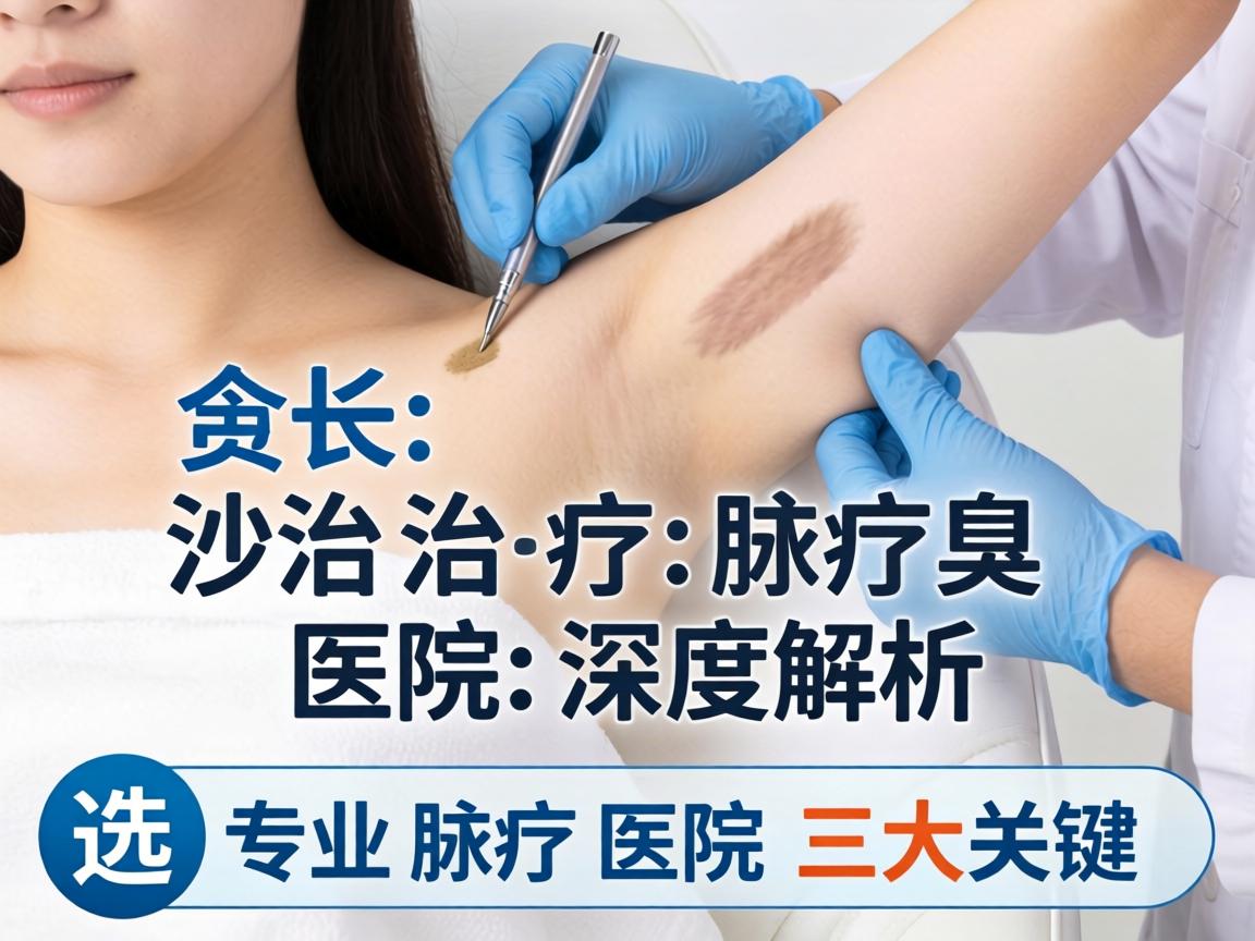 长沙治疗腋臭医院深度解析，选择专业腋臭医院的三大关键