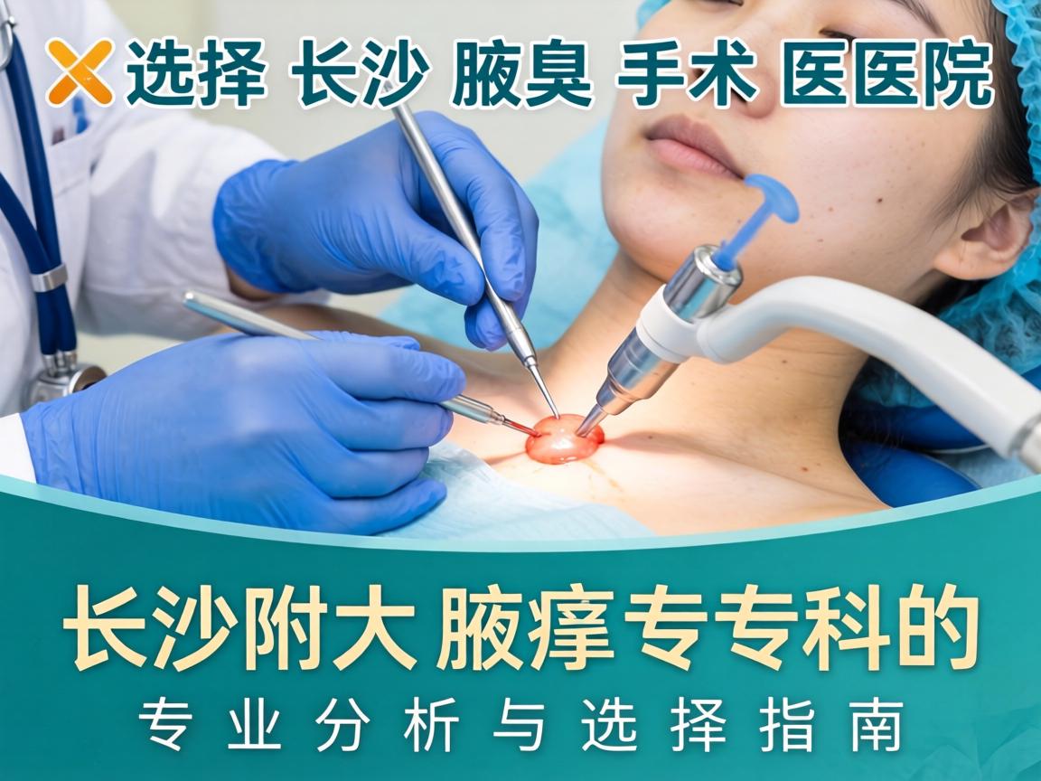 选择长沙腋臭手术医院，长沙附大腋臭专科的专业分析与选择指南