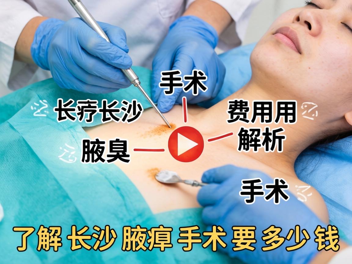 长沙腋臭手术费用解析，了解长沙腋臭手术要多少钱