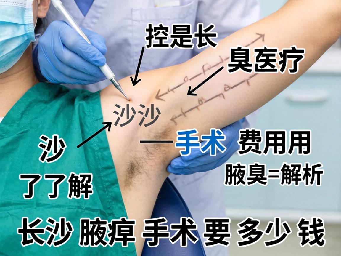 长沙腋臭手术费用解析，了解长沙腋臭手术要多少钱
