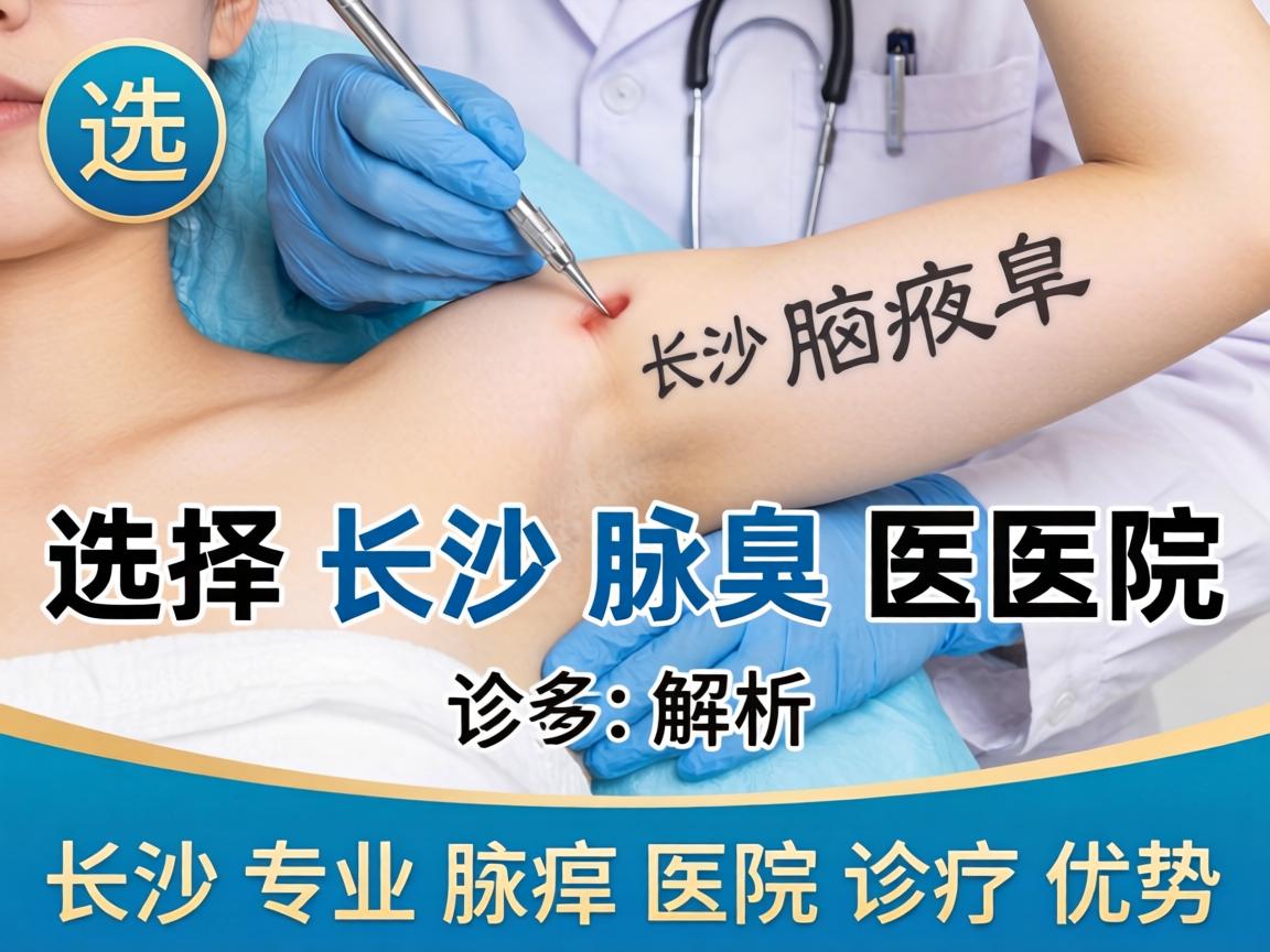 选择长沙腋臭医院，解析长沙专业腋臭医院的诊疗优势