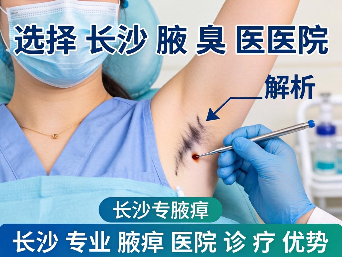 选择长沙腋臭医院，解析长沙专业腋臭医院的诊疗优势