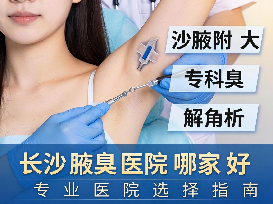 长沙附大腋臭专科解析，长沙腋臭医院哪家好，专业医院选择指南