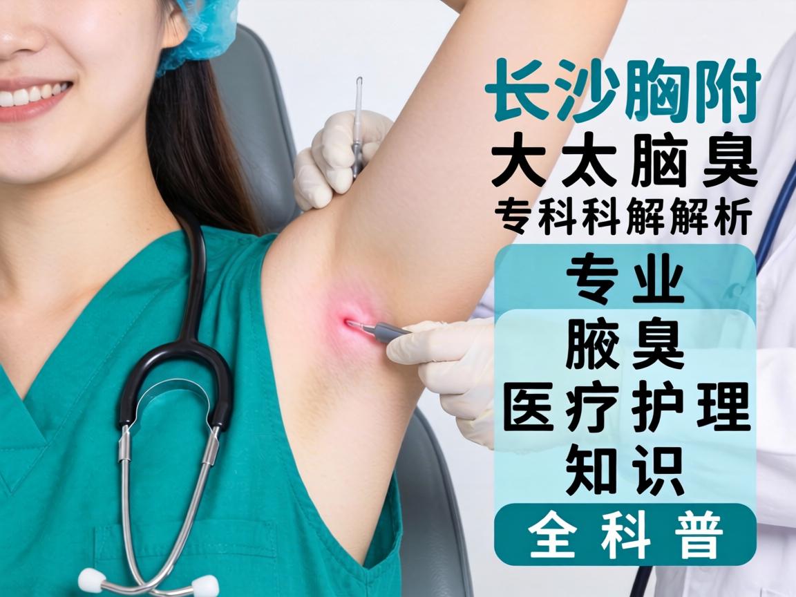 长沙附大腋臭专科解析，专业腋臭医疗护理知识全科普