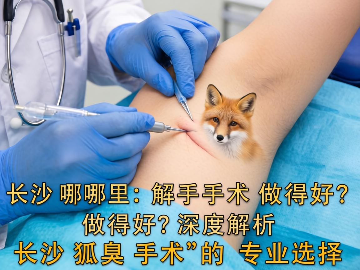 长沙哪里做狐臭手术做得好？深度解析长沙狐臭手术的专业选择