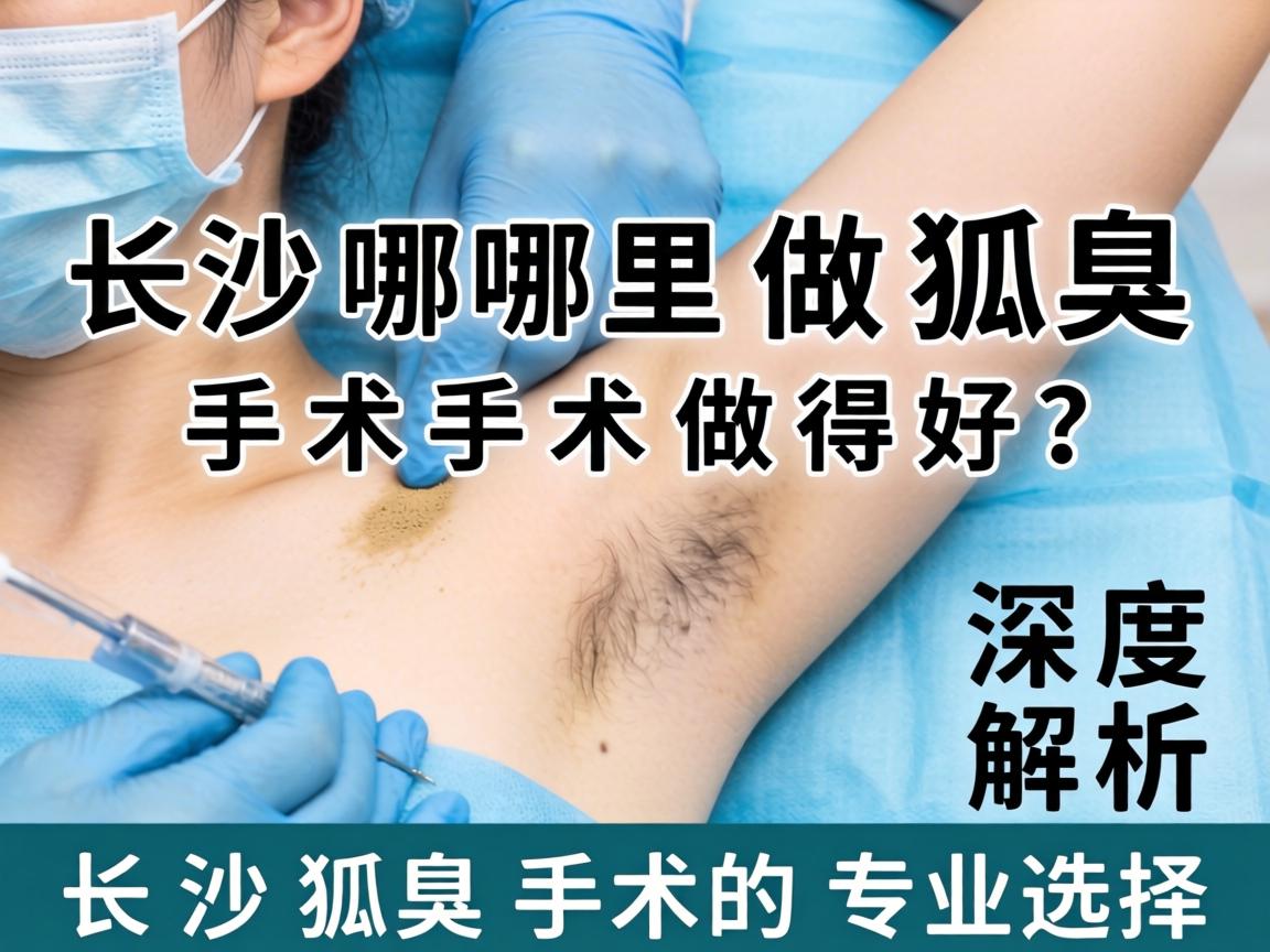 长沙哪里做狐臭手术做得好？深度解析长沙狐臭手术的专业选择