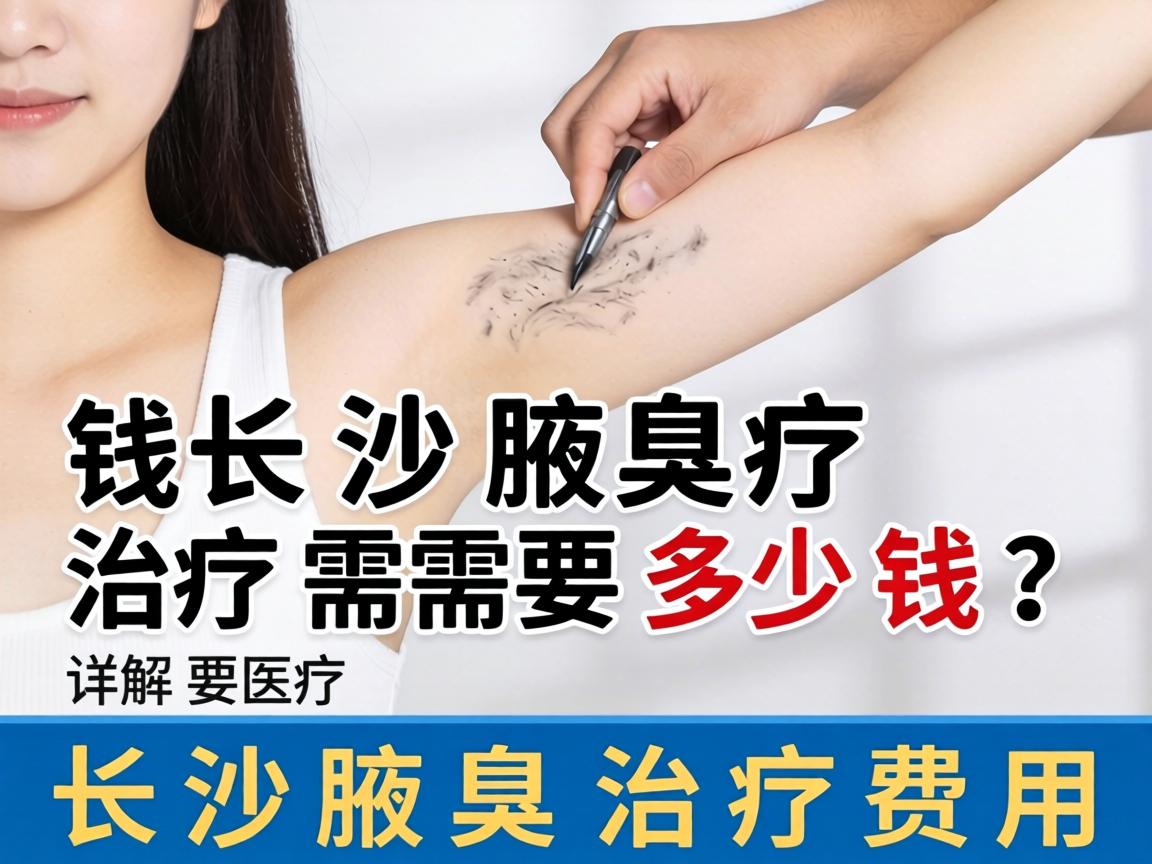 长沙腋臭治疗需要多少钱？详解长沙腋臭治疗费用