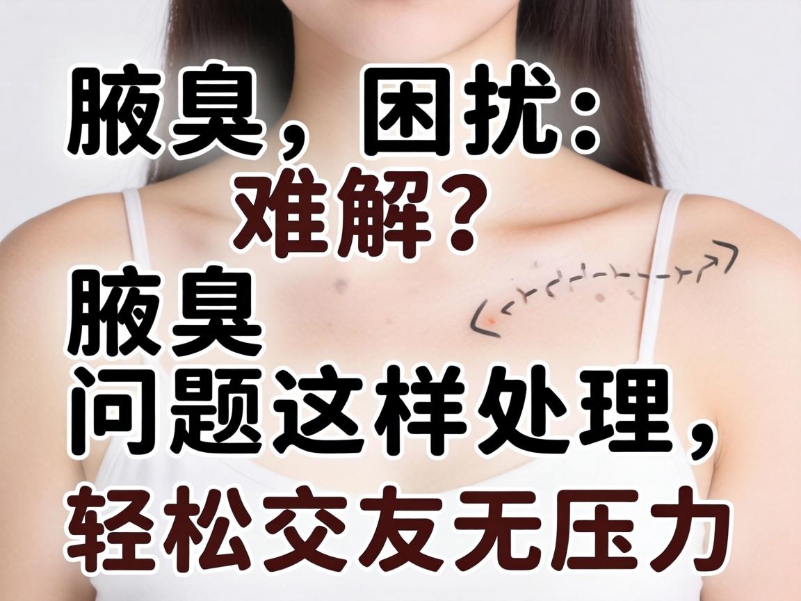 腋臭困扰难解？腋臭问题这样处理，轻松交友无压力