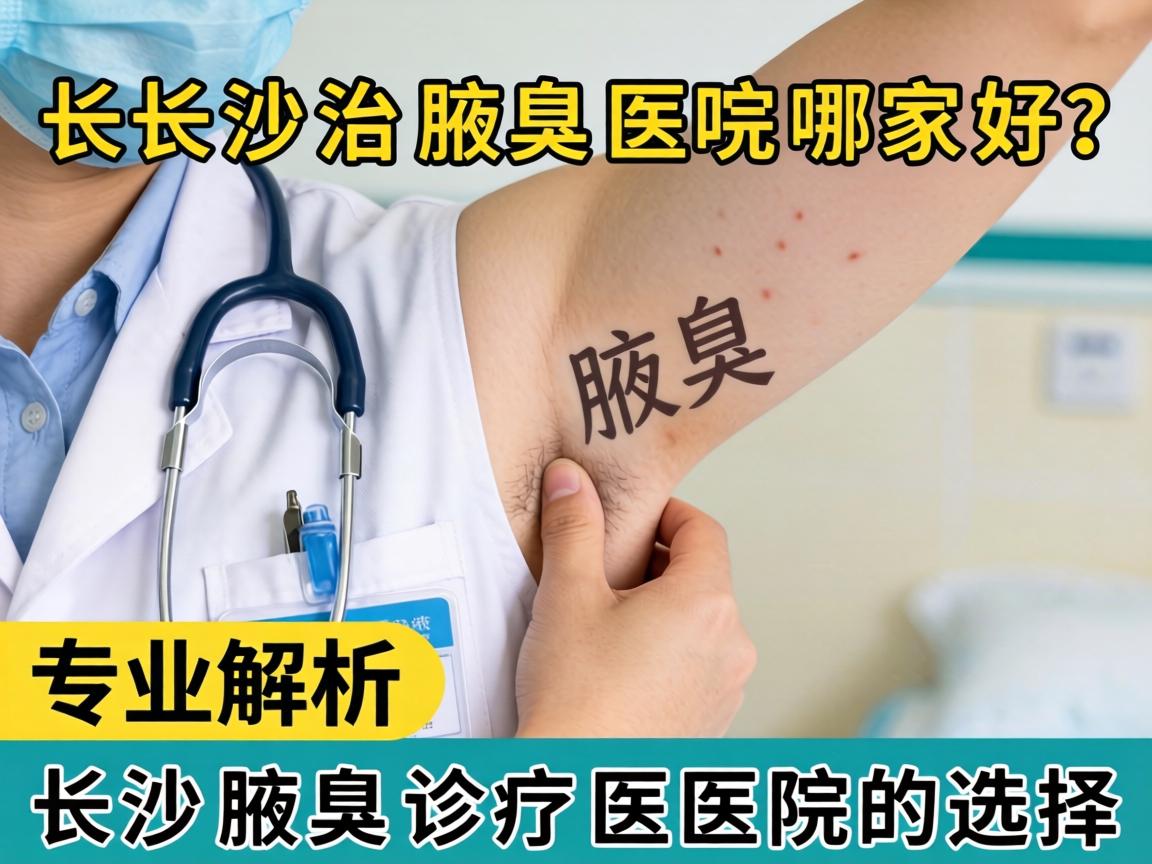 长沙治腋臭医院哪家好？专业解析长沙腋臭诊疗医院的选择