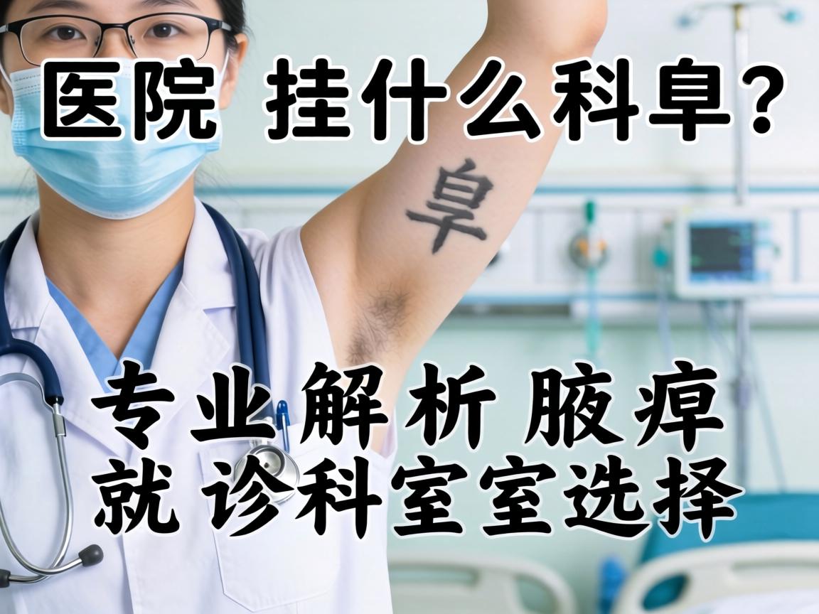腋臭医院挂什么科？专业解析腋臭就诊科室选择