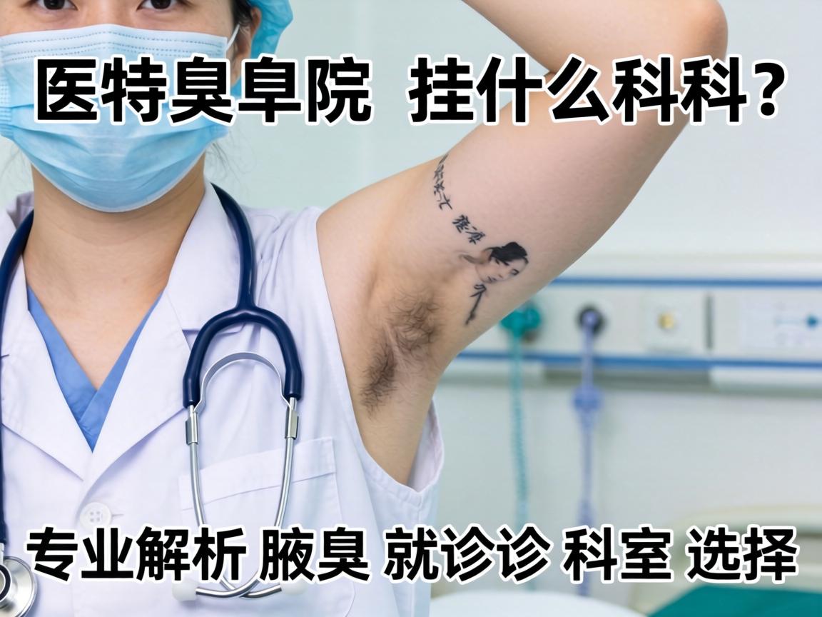 腋臭医院挂什么科？专业解析腋臭就诊科室选择