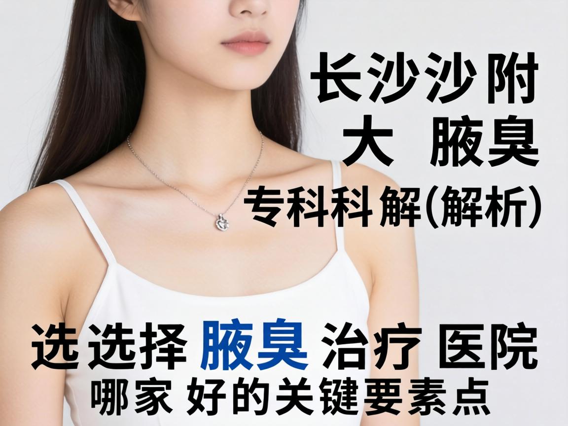 长沙附大腋臭专科解析，选择腋臭治疗医院哪家好的关键要素