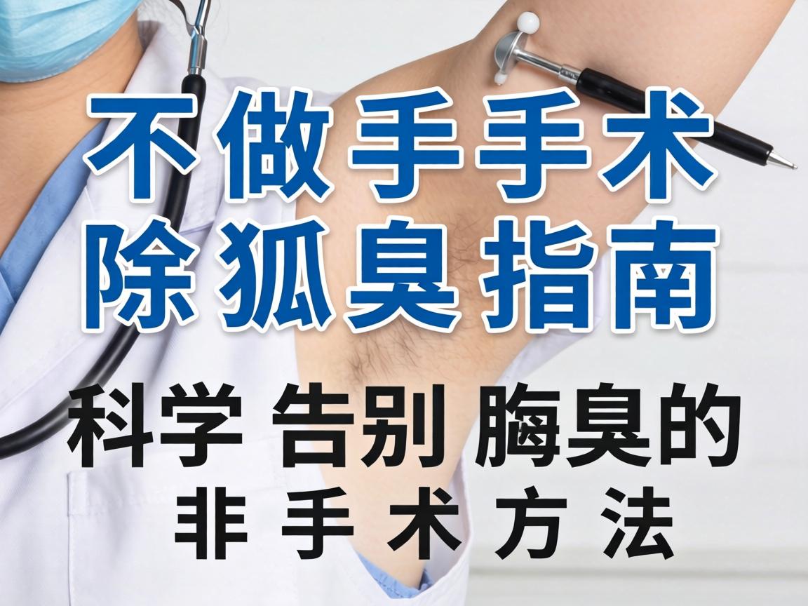 不做手术除狐臭指南，科学告别腋臭的非手术方法