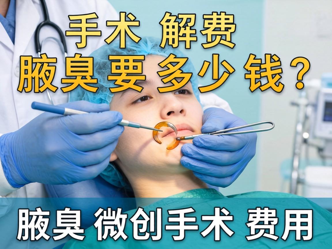 腋臭手术费要多少钱？详解腋臭微创手术费用