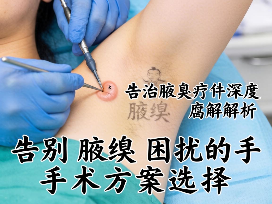 手术治疗腋臭深度解析，告别腋臭困扰的手术方案选择