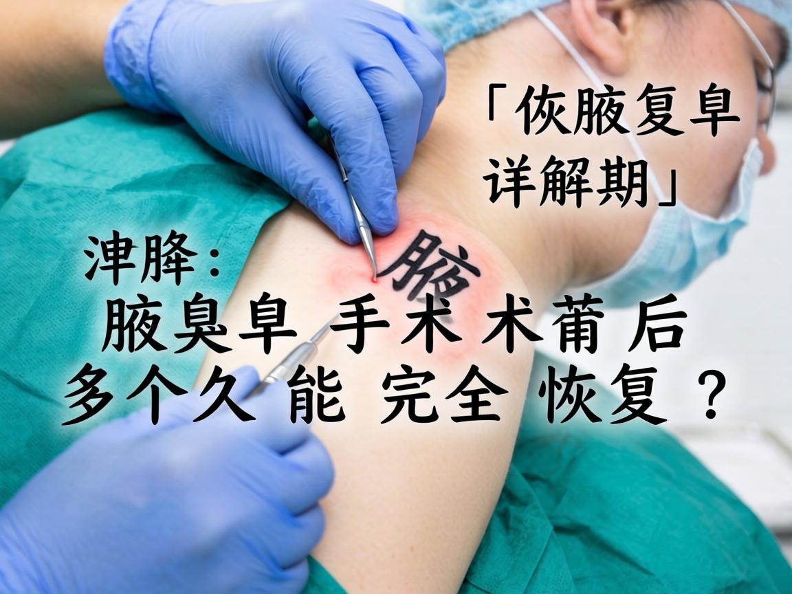 腋臭手术恢复期详解，腋臭手术后多久能完全恢复？