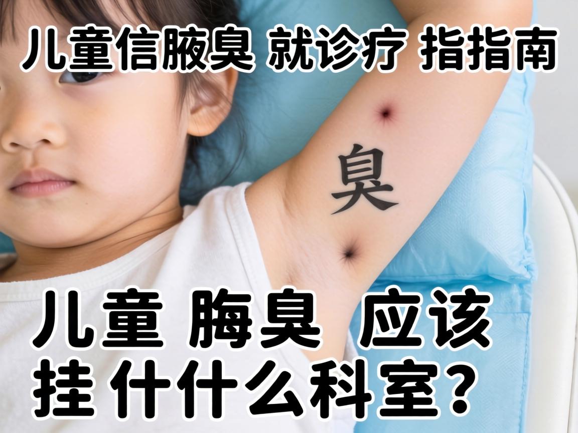 儿童腋臭就诊指南，儿童腋臭应该挂什么科室？
