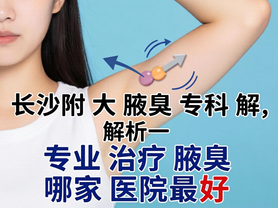 长沙附大腋臭专科解析，专业治疗腋臭哪家医院最好