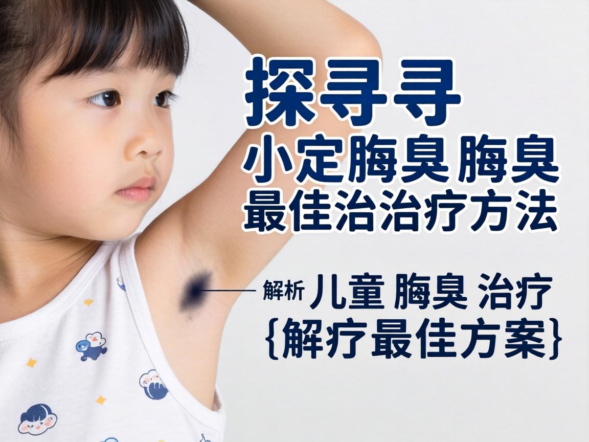探寻小孩腋臭最佳治疗方法 解析儿童腋臭治疗最佳方案