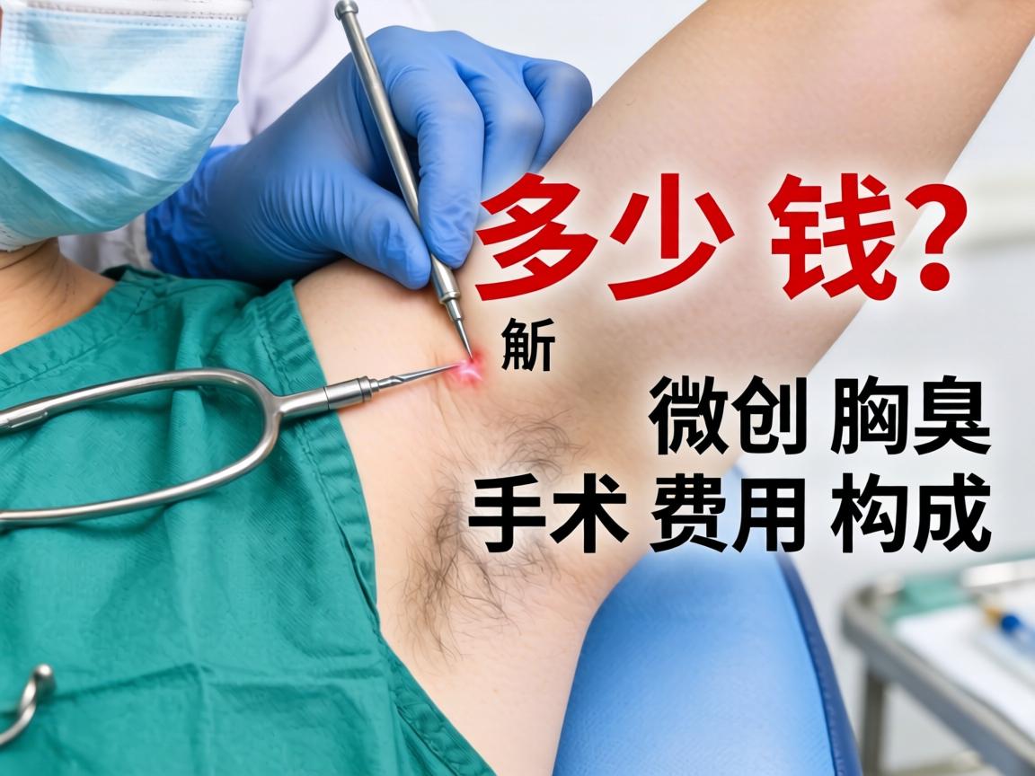 微创腋臭手术多少钱？解析微创腋臭手术费用构成