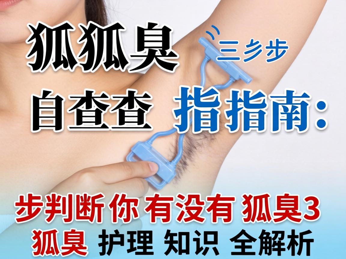 狐臭自查指南，三步判断你有没有狐臭，狐臭护理知识全解析