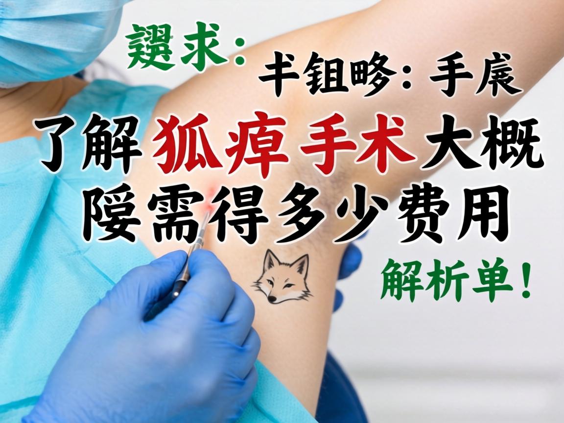 狐臭手术费用解析，了解狐臭手术大概需要多少费用